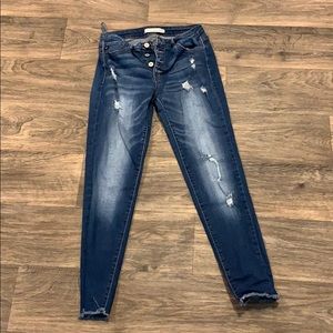 Kancan high waisted button up jeans